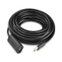 Дата кабель USB 2.0 AM to AF 5.0m Active black Ugreen (10319)