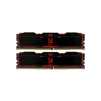 Модуль пам'яті для комп'ютера DDR4 32GB (2x16GB) 3200 MHz IRDM Black Goodram (IR-X3200D464L16A/32GDC)