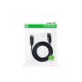 Патч-корд 3м, U/UTP CAT 6A Copper Ethernet Cable тонкий(діаметр 2.8мм) NW122 Black Ugreen (70653)