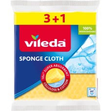 Серветки для прибирання Vileda Вологопоглинаючі 3+1 шт. (4023103127845)