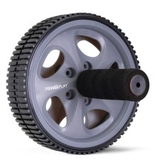 Ролик для преса PowerPlay Exercise Wheel Сірий (PP_4345)