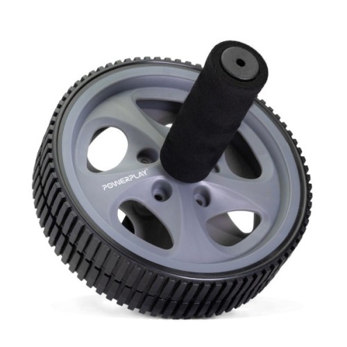 Ролик для преса PowerPlay Exercise Wheel Сірий (PP_4345)