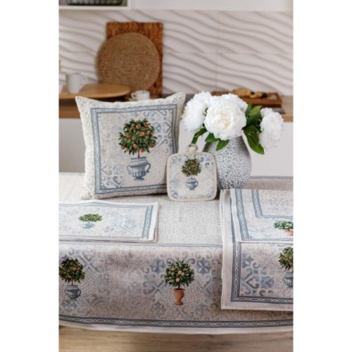 Подушка Прованс гобеленова декоративна Афіни 45х45 см (035516)