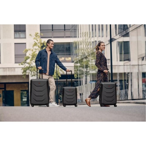 Валіза Wenger Prymo, мала, пластик, 4 колеса, чорна (612536)