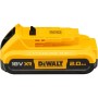 Акумулятор до електроінструменту DeWALT 18V, 2Ah, час заряджання 30 хв, вага 0.4 кг (DCB183_N314783)