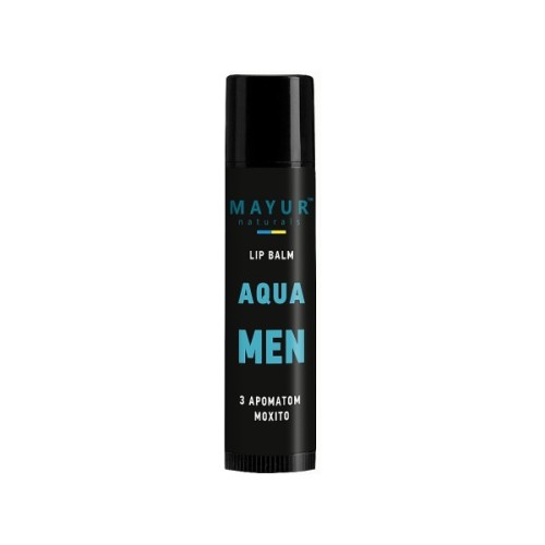 Бальзам для губ Mayur Aqua For Men Для чоловіків 5 г (4820230955293)