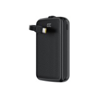 Батарея універсальна Acefast 10000mAh, 22.5W, PD, QC/3.0, build Type-C cable, M13, Black (6974316283959)