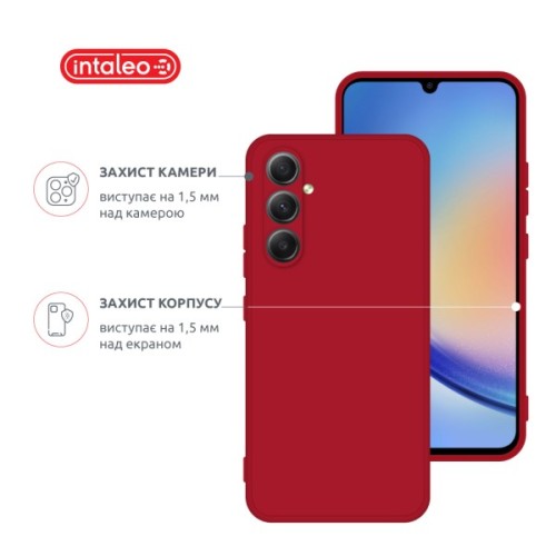 Чохол до мобільного телефона Intaleo SoftShell Samsung Galaxy A56 Red (1283126618901)