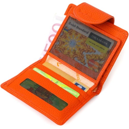 Гаманець Tony Bellucci З натуральної шкіри Помаранчевий (22064)