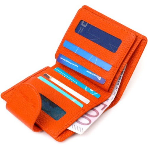 Гаманець Tony Bellucci З натуральної шкіри Помаранчевий (22064)