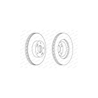 Гальмівний диск FERODO DDF1630