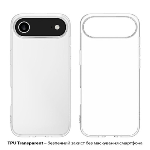 Чохол до мобільного телефона BeCover Apple iPhone 17 Air Transparent (713759)