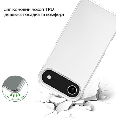 Чохол до мобільного телефона BeCover Apple iPhone 17 Air Transparent (713759)