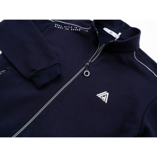 Спортивний костюм дитячий A-Yugi на блискавці (7052-158B-blue)