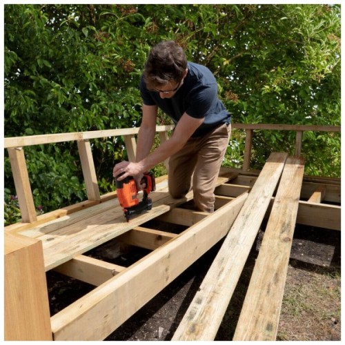 Цвяхозабивач Black&Decker 18 В, довжина цвяха 16-50 мм, (без АКБ та ЗП) (BCNG01N)