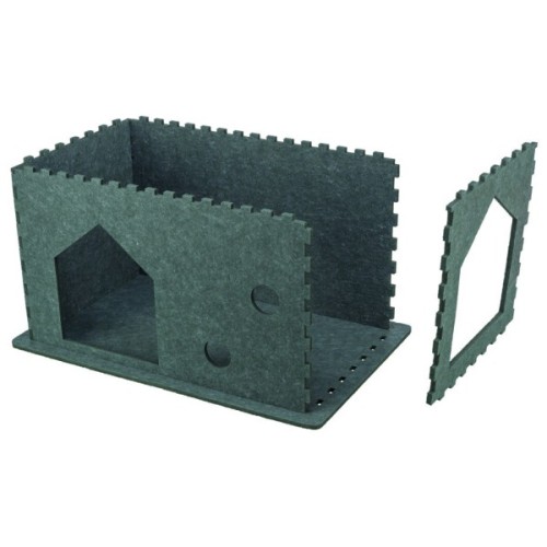 Будиночок для тварин Trixie Lene фетр 54х30х35 см сірий (4057589362711)