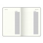 Тижневик Buromax недатований BEST, A5, бірюзовий, штуч.шкіра 336 сторінок (BM.20190-06)