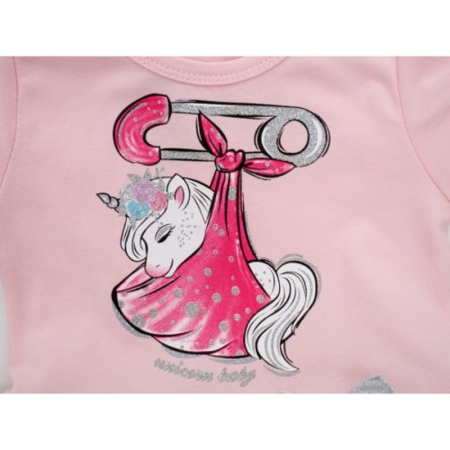 Плаття дитяче Breeze з единорогом (11882-92G-pink)