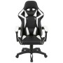 Крісло ігрове Аклас Бешкет ANF підліткове Білий (PU-чорний/білий) (00160336)