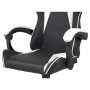 Крісло ігрове Аклас Бешкет ANF підліткове Білий (PU-чорний/білий) (00160336)