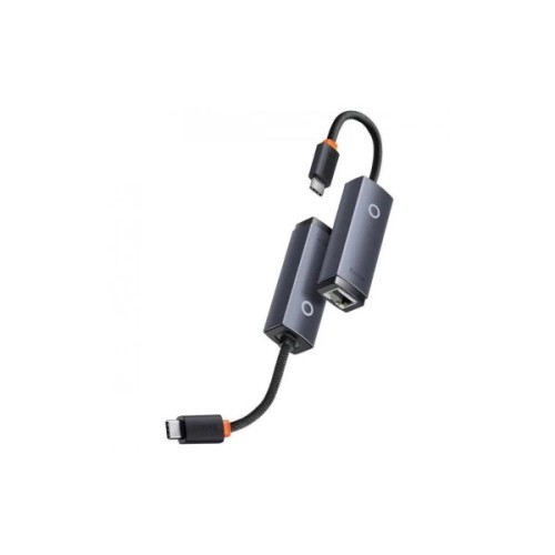 Адаптер USB-C to RJ45 Ethernet 1000Mbps Lite Series Baseus (WKQX000313)