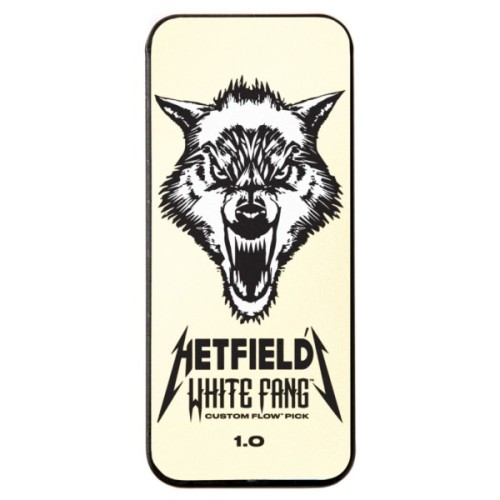 Медіатор Jim Dunlop White Fang Custom Flow Pick Tin 1.0mm 6 шт. (PH122T1.0)