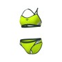 Купальник Arena Icons Bikini Cross Back Solid 005037-660 Салатовий 44 (3468337529279)