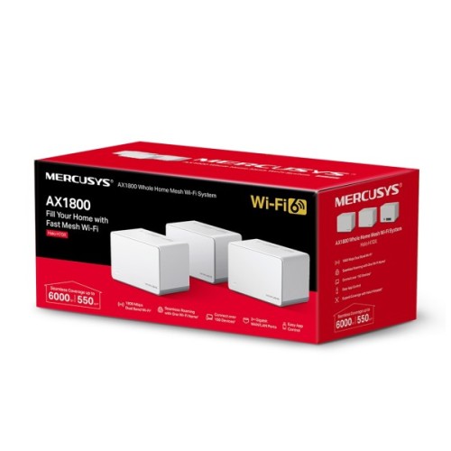 Точка доступу Wi-Fi Mercusys HALO-H70X-3-PACK