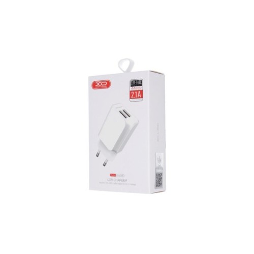 Зарядний пристрій XO L35D 2USB / 2.1А + Lightning white (XO-L35-LGHT)