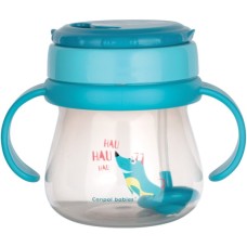 Поїльник-непроливайка Canpol babies зі складаною силіконов трубочкою з обважнювачем 250 мл (56/517)