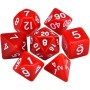 Набір кубиків для настільних ігор Games 7 Days Opaque 7 Dice Set - Red (g7dopaq06)