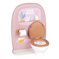 Ігровий набір Smoby Ванна кімната Бебі Ньорс. Терракотова пудра, з аксесуарами (7600220500)