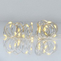 Гірлянда YES! Fun Нитка на мідному дроті 20 LED Жовта 2 м Статична На батарейках (975023)
