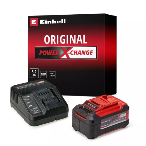 Набір акумулятор + зарядний пристрій Einhell Starter Kit PXC, 18V, 1×5.2Ah, ЗП (4512147)