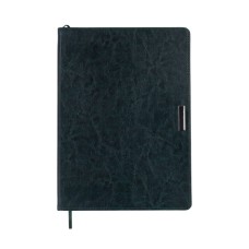 Тижневик Buromax недатований SALERNO, L2U, A4, зелений, штуч.шкіра, 336 сторінок (BM.20990-04)