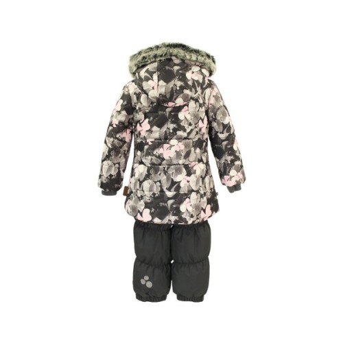 Комплект верхнього одягу дитячий Huppa NOVALLA 45020030 білий з принтом/темно-сірий 110 (4741468729459)