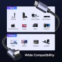 Кабель мультимедійний HDMI M to HDMI M 3.0m 8K60Hz 48Gbps braided black Ugreen (85242)