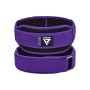 Атлетичний пояс RDX RX5 Double Belt неопреновий Purpel XS (WBD-RX5PR-XS)