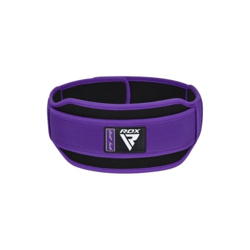Атлетичний пояс RDX RX5 Double Belt неопреновий Purpel XS (WBD-RX5PR-XS)