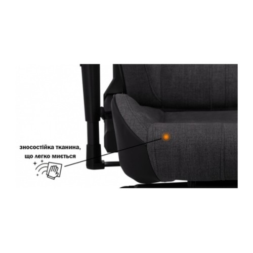 Крісло ігрове GT Racer X-8009 Dark Gray/Black (X-8009 Fabric Dark Gray/Black)