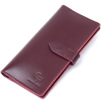 Гаманець Grande Pelle Бордовий (11467)