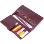Гаманець Grande Pelle Бордовий (11467)