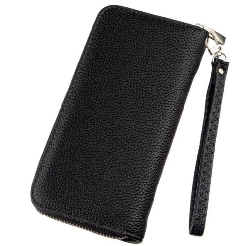 Гаманець Kivi З екошкіри флотар Чорний (19014)