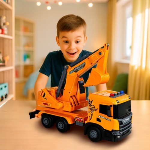 Спецтехніка TechnoDrive Super Big Truck Екскаватор Scania (5006KS)