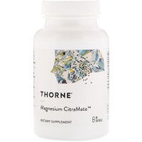 Мінерали Thorne Research Магній (Цитрат \ Малат), Magnesium Citramate, 90 капсул (THR-27202)