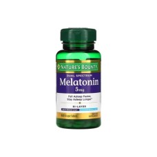 Амінокислота Nature's Bounty Мелатонін подвійного спектру, 5 мг, Melatonin Dual Spectrum, 60 таблев. (NRT53098)