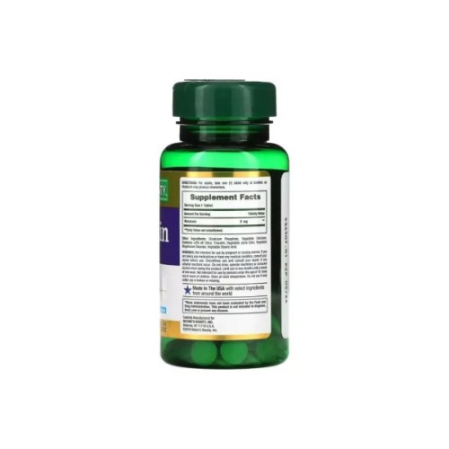 Амінокислота Nature's Bounty Мелатонін подвійного спектру, 5 мг, Melatonin Dual Spectrum, 60 таблев. (NRT53098)