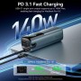 Батарея універсальна Vention 27000 mAh 200W Gray TFT Display Type (FKGH0)