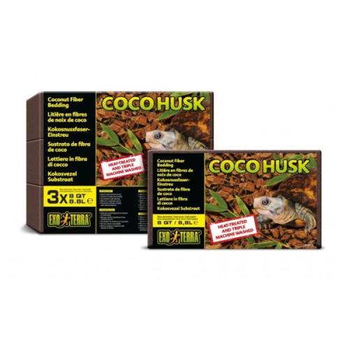 Субстрат для тераріуму ExoTerra Coco Husk 8.8 л (15561227759)