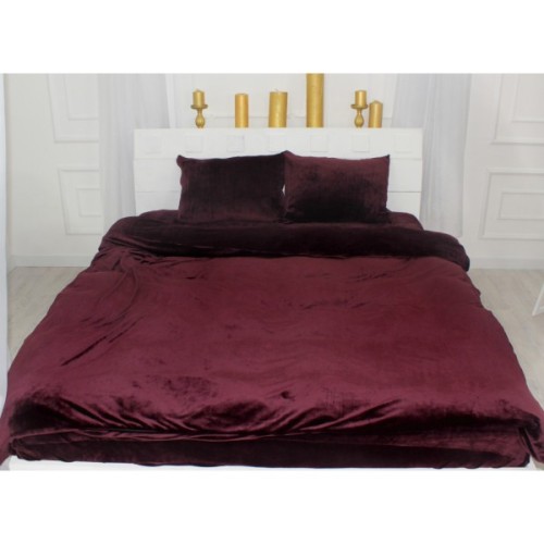 Постільна білизна MirSon Велюр Winter Frost 28-0002 Excalibur Velvet King Size (2200004358925)